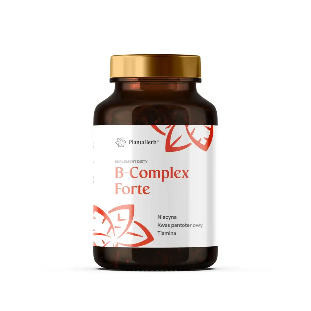 Suplement diety B-complex Forte PlantaHerb z niacyną w formie nikotynamidu