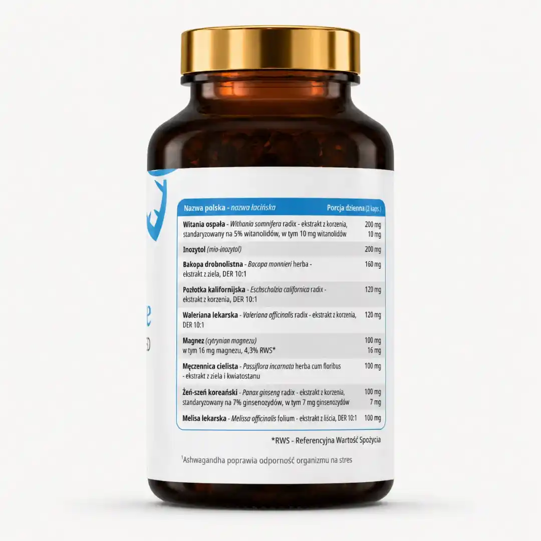 Tył opakowania StressMED PlantaHerb – etykieta ze składem, dawkowaniem i danymi producenta